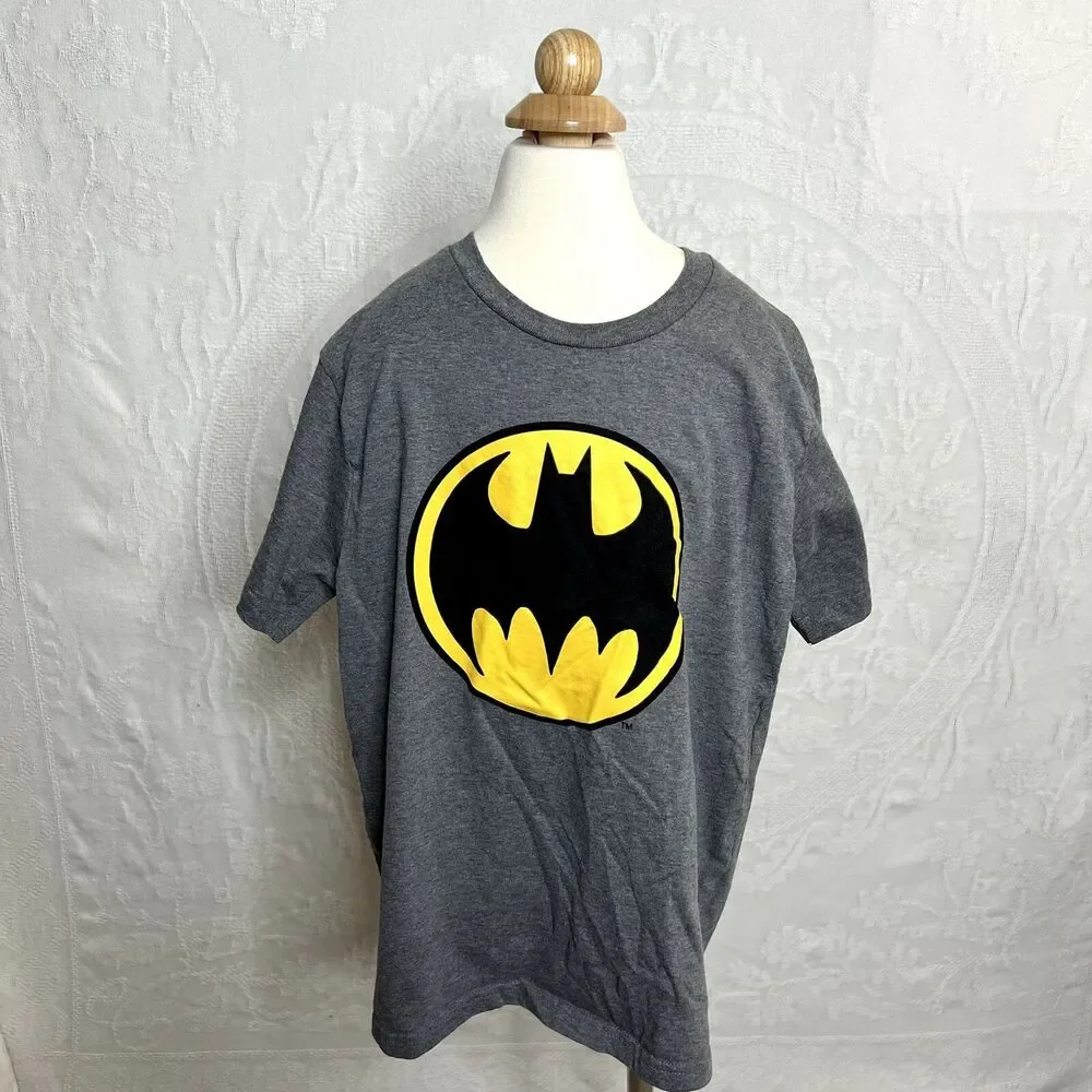 Boy's Gray Batman Graphic Tee